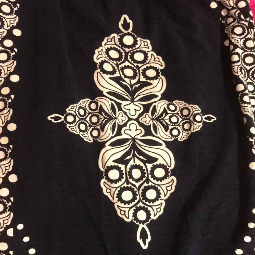 Blue & White Cross Dress with Pockets